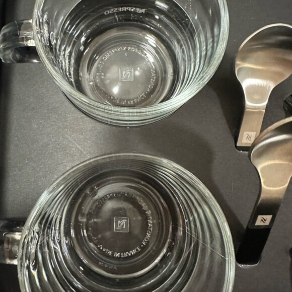 Nespresso Glass Espresso Set with Spoons - Picture 2 of 6